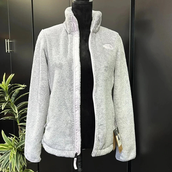 The North Face Osito jacket standard fit,zip front, pockets,cozy warm lavender - Picture 7 of 16